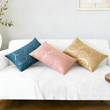 Decorative Couch Throw Pillow Covers 20 X 12 Inches Dusty Pink