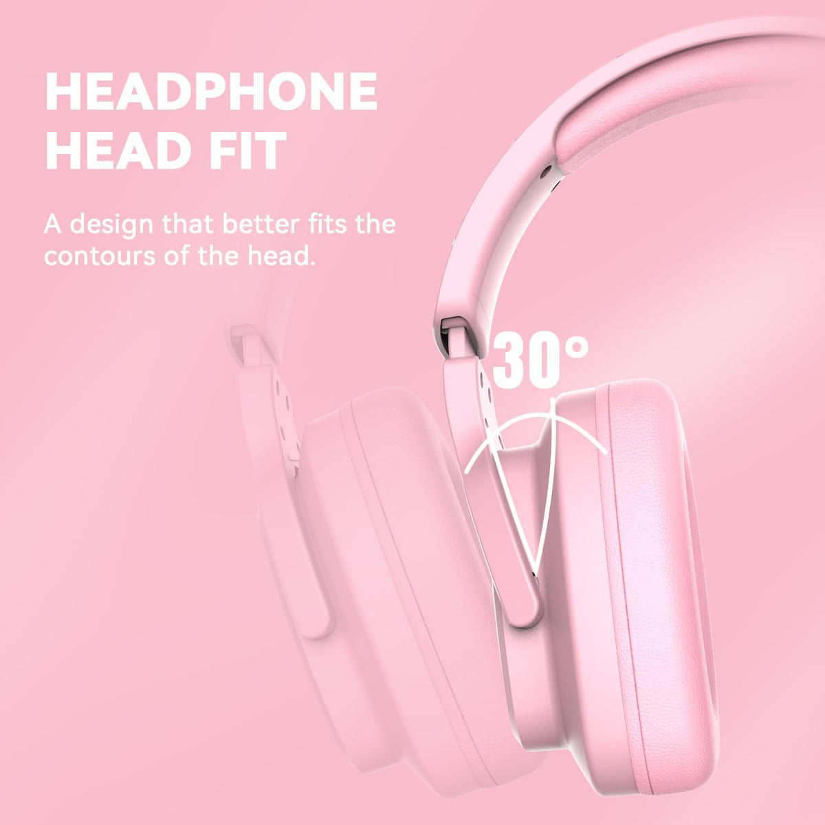Gaming Headset for PS5 PS4 Xbox Series X|S PC Switch (Pink)