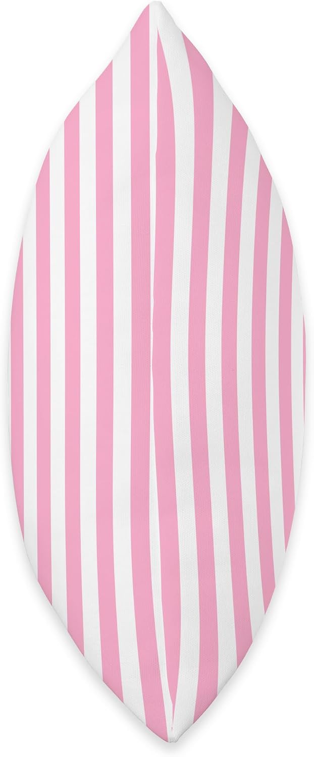 Light Pink White Striped Girly Vertical Stripes Cute Throw Pillow