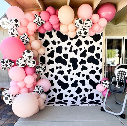 Pink Cow Balloons, 50 Pcs Hot Pink for Girls Cowgirl Baby Shower