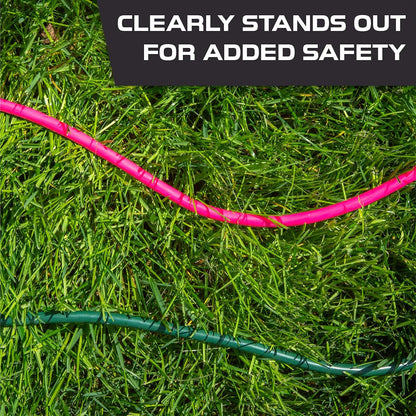 16 Gauge Heavy Duty Extension Cord, 100 Ft - Neon Pink