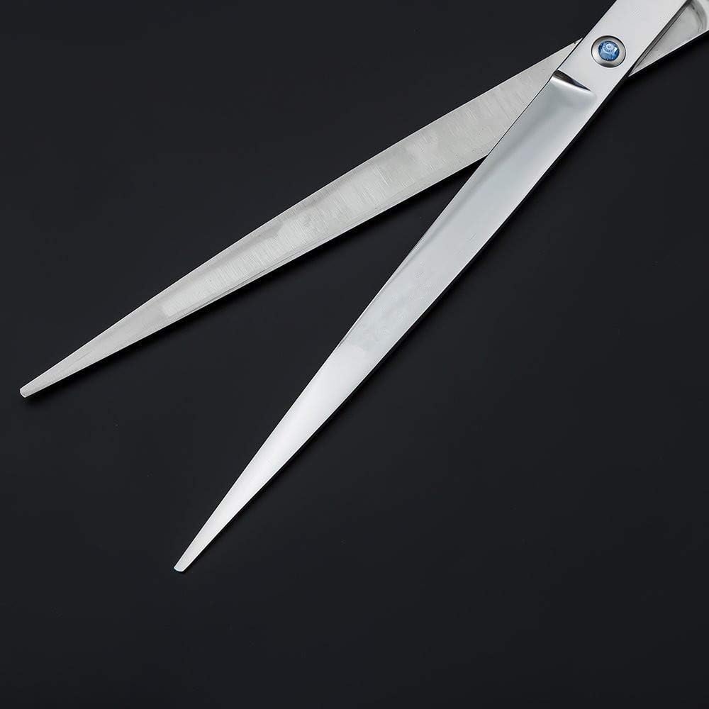 Purple Dragon 10 Inch Sharp Edge Salon Hair Cutting Shears - Pet/Dog Grooming Scissors with Bag - Perfect for Barber or Pet Groomer (10 inch)