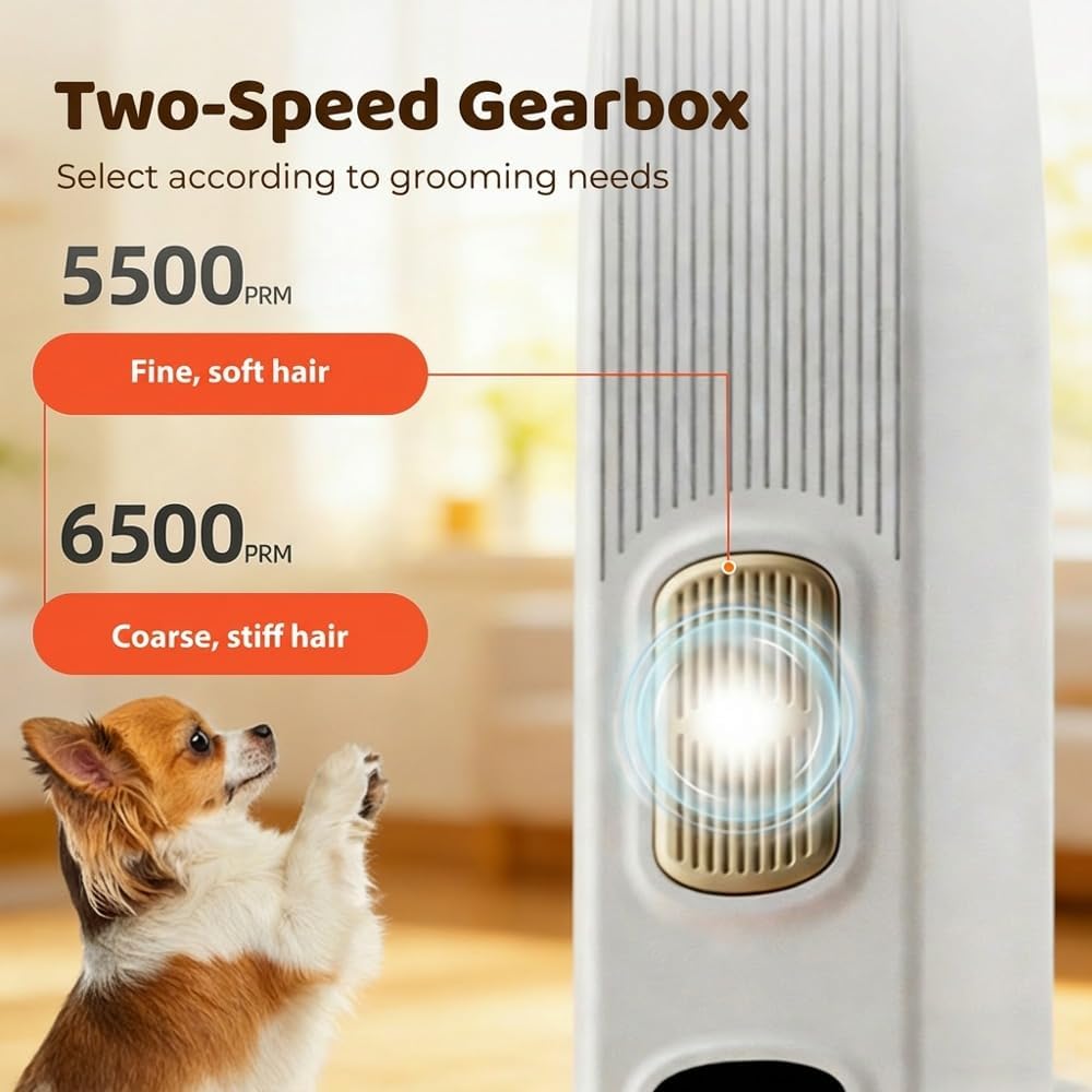 Rechargeable Pet Hair Trimmer Kit, 2026 New Low-Noise Dog Paw Trimmer with LED Light, Electric Dog Grooming Clippers Waterproof Pet Hair Shaver for Dogs and Cats for Paws Ears Face (Pink)