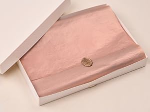 100 Sheets 20X14 Premium Metallic Rose Gold Tissue Gift Wrap Paper Bulk, Great for Gift Bag, Recyclable Gift Wrapping Accessory, Perfect for Small Gift Bags, Pinata, Wedding, Party, Cutout