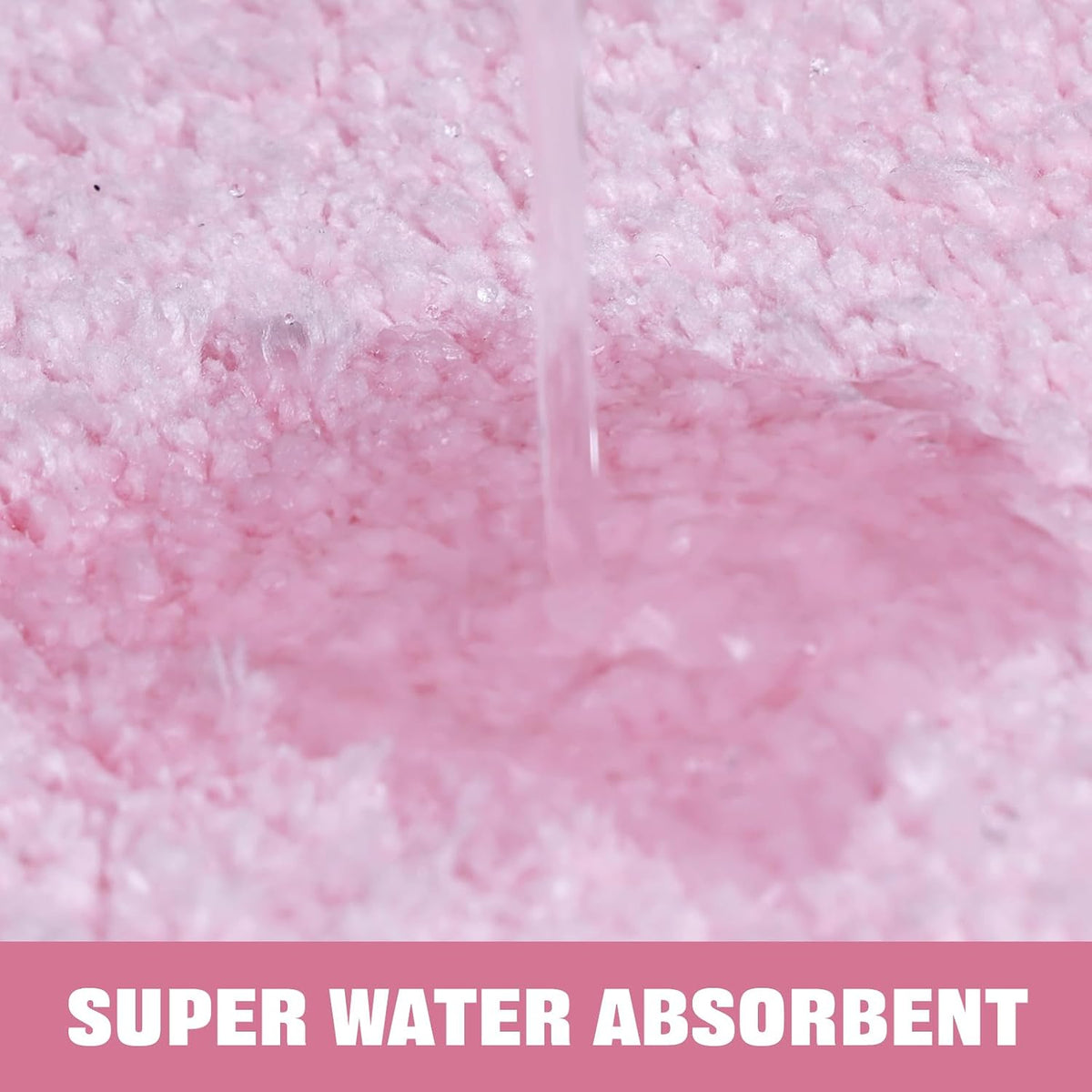 Pink Scalloped Bath Mat, Soft Cute Bath Mat, 32x20 Inch