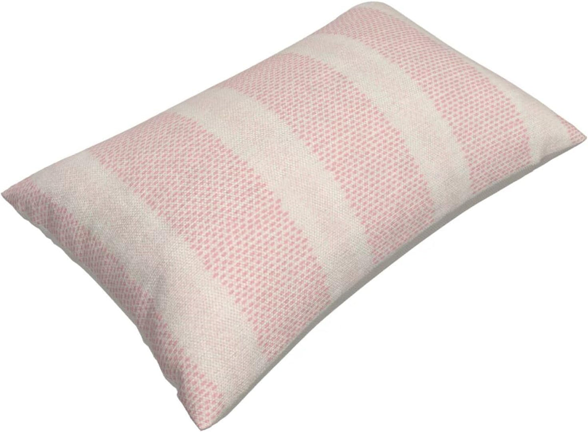 Pink Polka Dot Pillow Covers 12 x 20 Inch Set of 2 Boho Striped Decorative Outdoor Throw Pillow Covers Linen Modern Geometry Cushion Cases for Home Sofa Couch Living Room Decor