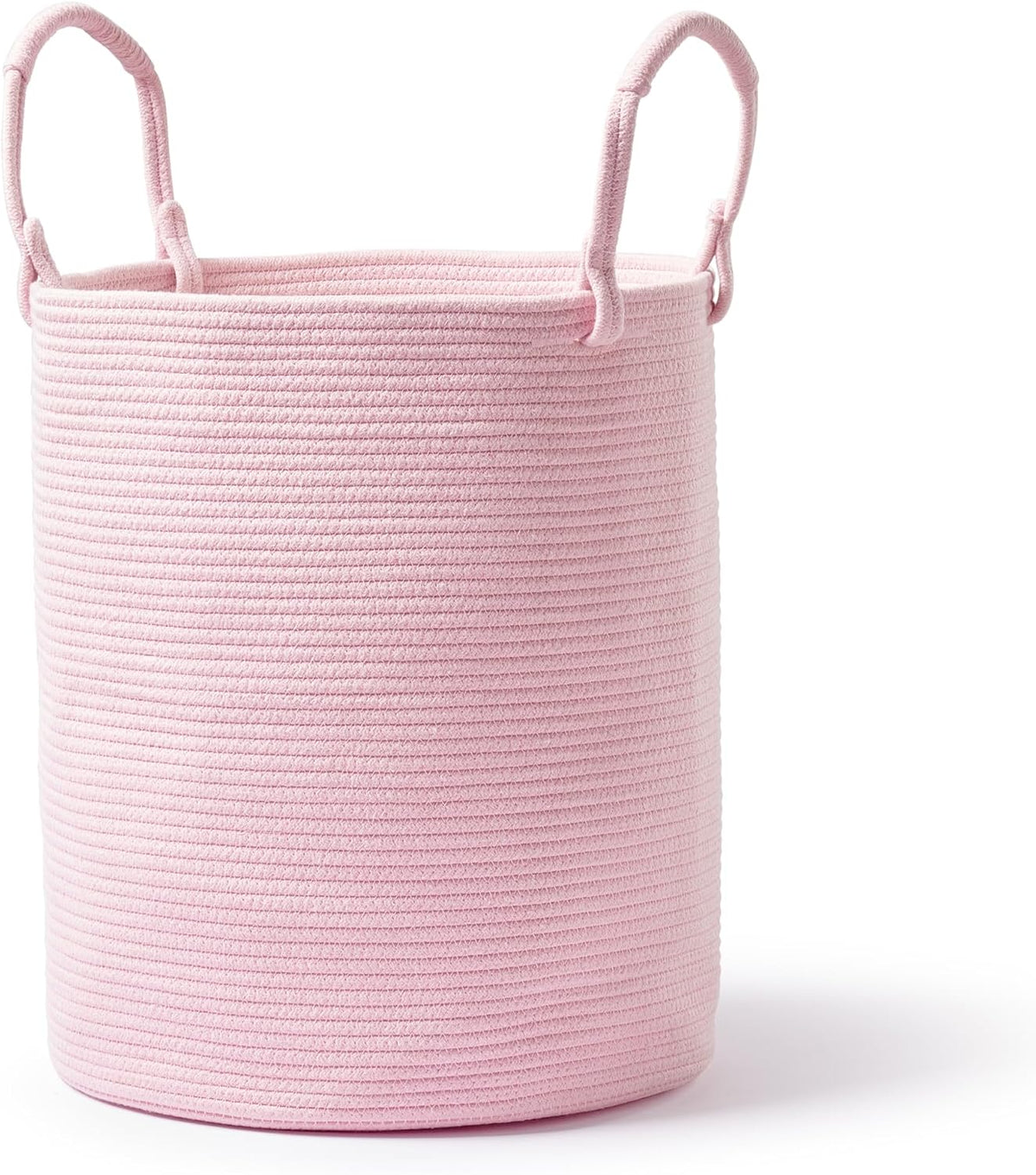 Laundry Hamper Basket, Woven Cotton Rope Blanket Basket, Nursery Storage