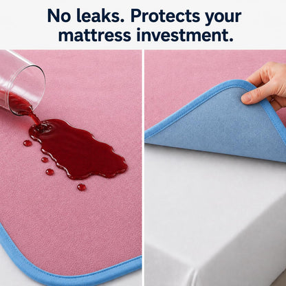 The Original Good-Time Pink/Blue Waterproof Blanket Jumbo 80x60