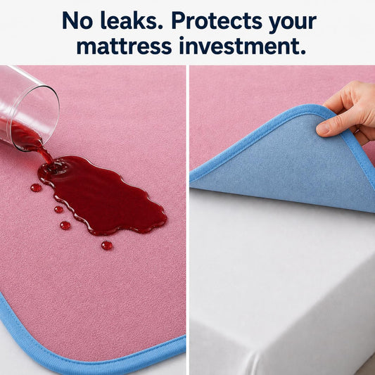 The Original Good-Time Pink/Blue Waterproof Blanket Jumbo 80x60