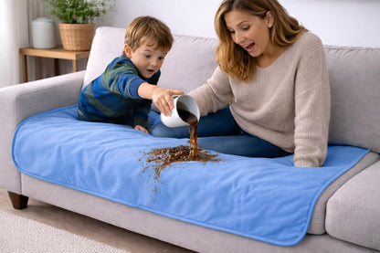 The Original Good-Time Pink/Blue Waterproof Blanket Jumbo 80x60