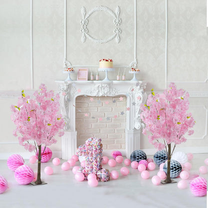 Cherry Blossom Tree Wedding Centerpiece: Set of 6, Pink, 3.2ft