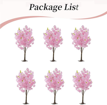Cherry Blossom Tree Wedding Centerpiece: Set of 6, Pink, 3.2ft
