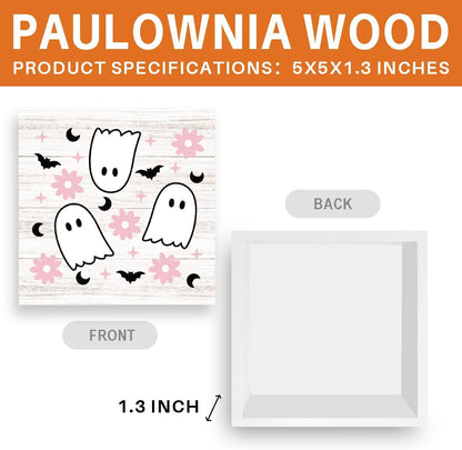 Halloween Ghost Sign Cute Halloween Decoration Indoor Home Office Decor
