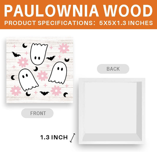 Halloween Ghost Sign Cute Halloween Decoration Indoor Home Office Decor