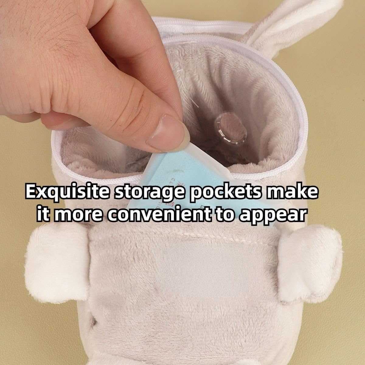 Sugar Glider Bonding Pouch Bonding Pouch Carry for Rat Syrian Hamster Hedgehog Small Pocket Pets, Gerbil Travel Bag Cute Bunny-Shaped Outing Bag with Large Transparent Window (Pink,Small)