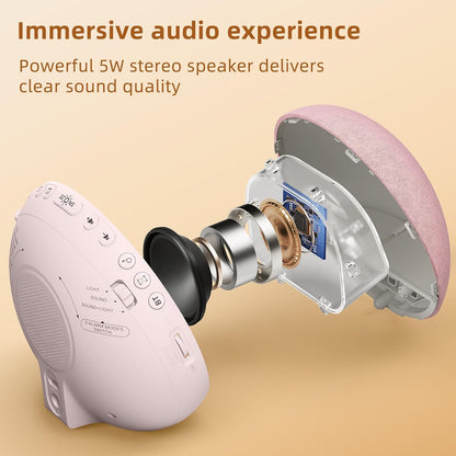 Sunrise Alarm Clock White Noise Machine: Natural Wake Up Light