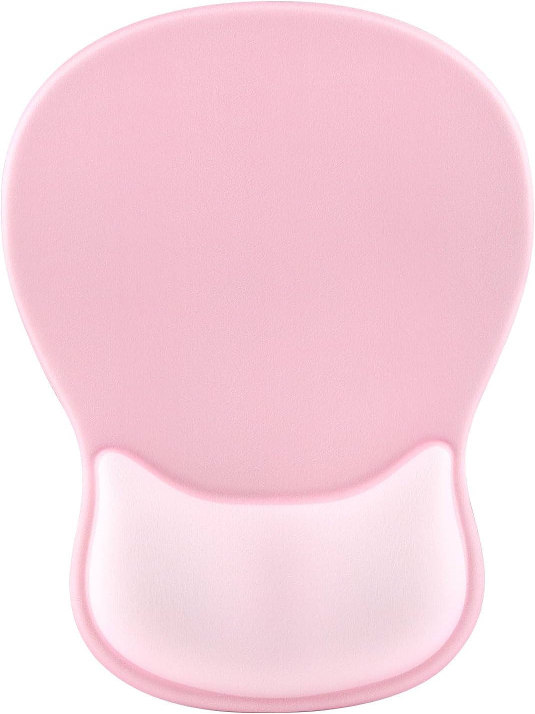 Ergonomic Mouse Pad with Wrist Rest - Gel Wrist Support Mousepad with Non-Slip PU Base for Computer, Laptop, Office & Home