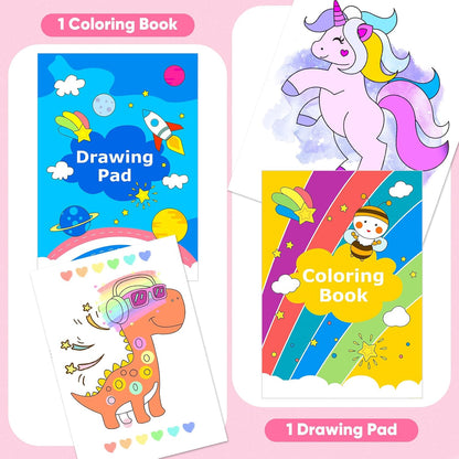 iBayam Art Supplies, 149-Pack Drawing Kit Painting Art Set Kits, Pink Box