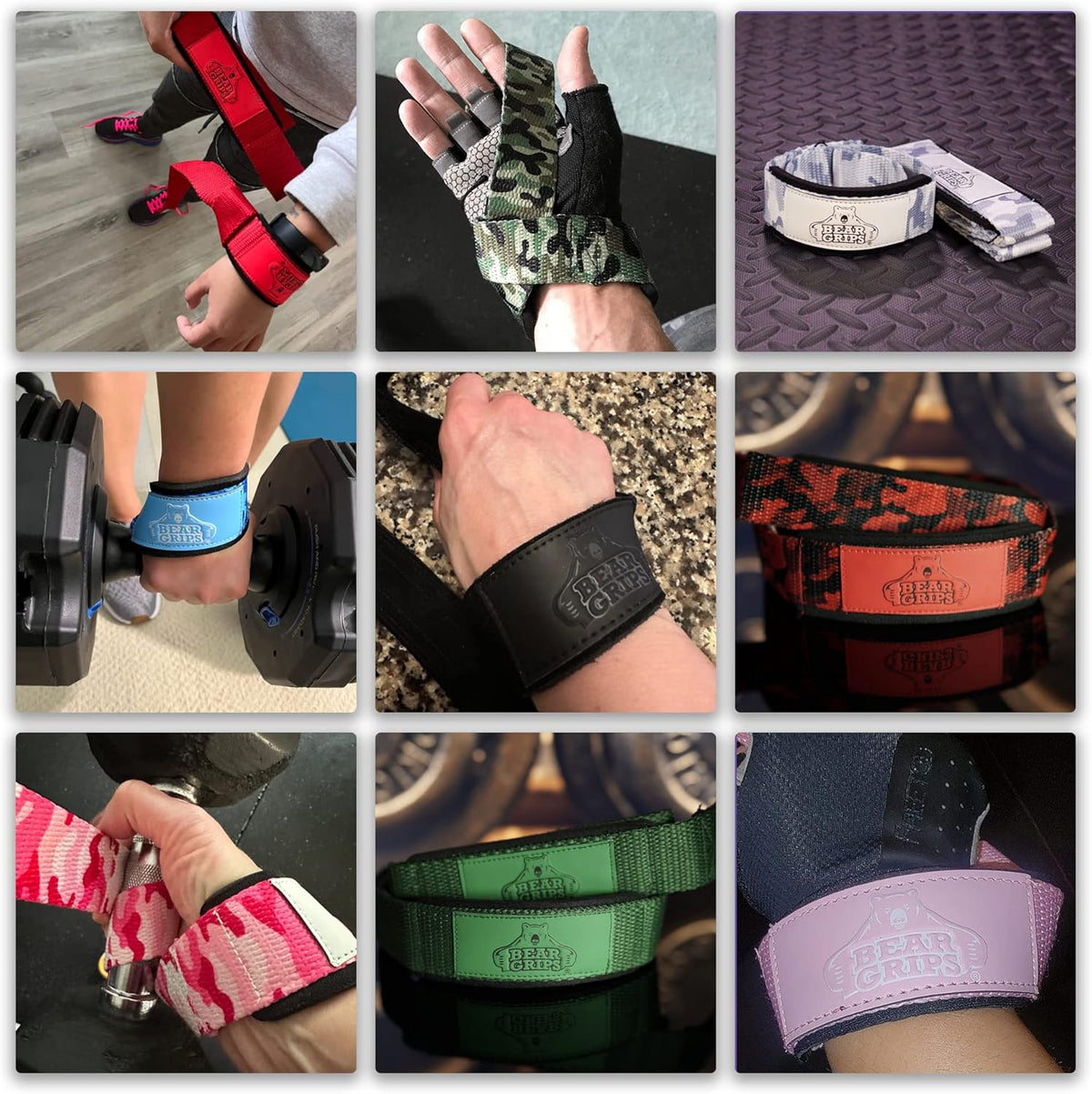 Lifting Straps - Gym & Weightlifting Straps for Men & Women, Deadlift Support, 2 Pairs