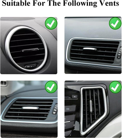 ORIESSE Pink Car Accessories,Flower Car Air Freshener Vent Clips