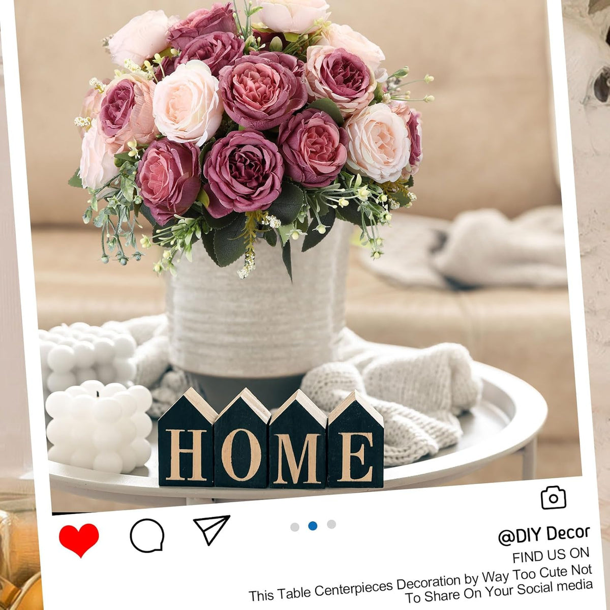 16 Bundles Artificial Peonies Flowers,Dusty Pink, Dusty Rose
