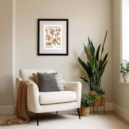 8X10 Unframed Delaware Peach Blossom State Flower Market Art Print Poster Home Office Wall Decor FM8