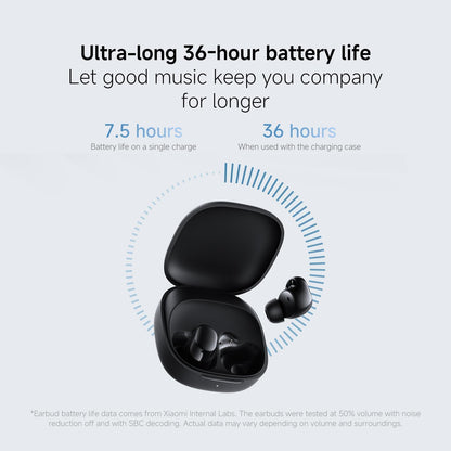 Redmi Buds 6 Play | 10mm Dynamic Driver | AI Noise Reduction | Up to 36-Hour Battery Life | Bluetooth® 5.4 | Touch Control - Global Version - (Pink)