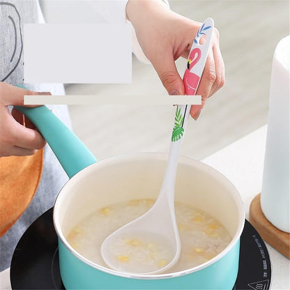Soup Ladle Silicone Soup Ladle - Non-Stick Heat Resistant Seamless Kitchen Cooking Serving for Soups, Sauces, Batter - Ultimate, White Bowl ladle(Pink)