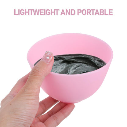 Mask Mixing Bowl Set Silicone Facial Mask Mixing Bowl 5 Pack 4.05 in Diy Skincare for Facial Making Lightweight Portable for Home Spa and Salon Use