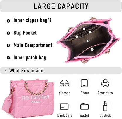 Tote Bag for Women Top Handle Satchel Purse and Handbags with Shoulder Strap