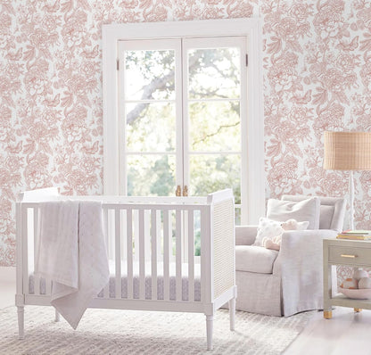 Floral Peel and Stick Wallpaper Pink and White Contact Paper Boho Wallpaper for Bedroom Peony Wall Paper for Bathroom Removable Self Adhesive Vinyl Rolls 17.3''×78.7''