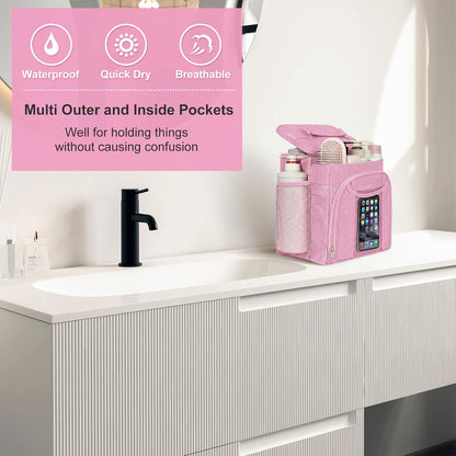 Mesh Shower Caddy Portable, Shower Tote Bag for Dorm Room Essentials