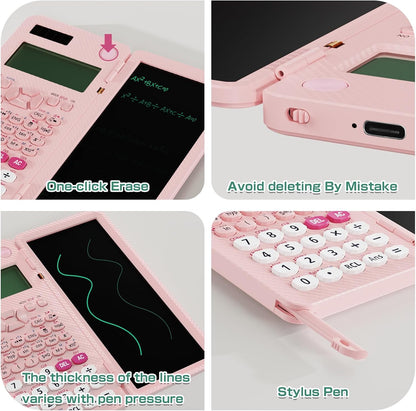 991ES MAX 417 Functions Scientific Calculators 4-Line Display with Notepad
