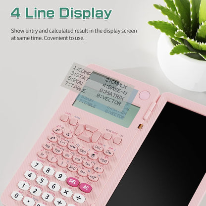 991ES MAX 417 Functions Scientific Calculators 4-Line Display with Notepad