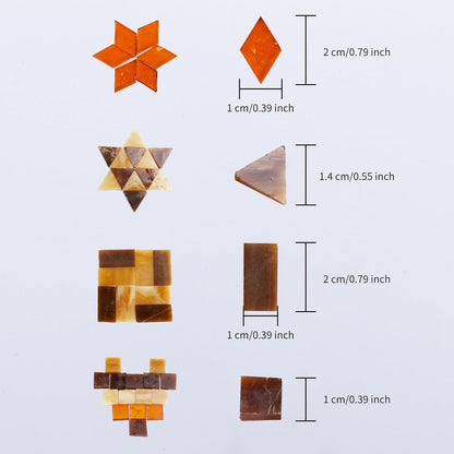 4 Shapes Mixed Glass Mosaic Tiles,Square+Diamond+Triangle+Rectangle 220 PCS Stained Glass Mosaic Pieces for Handmade Art Crafts and Home Decoration (Pink)