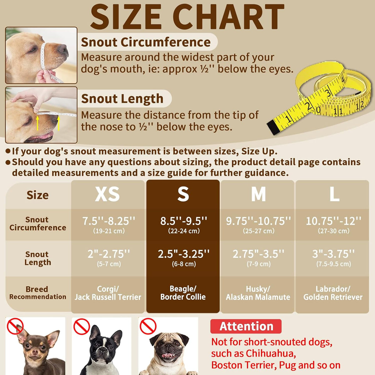 Dog Muzzle Mesh to Prevent Scavenging Biting Chewing | Pink, S