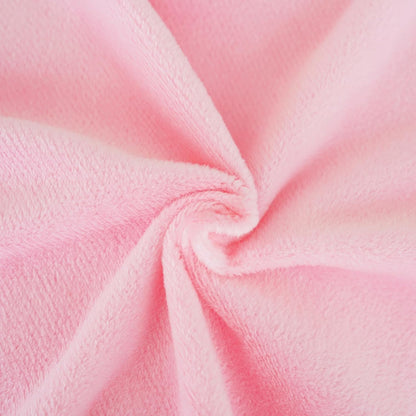 Set of 2 Faux Fur Pillowcases, Luxury Bubble Waffle Carved Plush Standard Size Pillow Shams Soft and Furry, Zipper Closure (Pink, 20"x26")