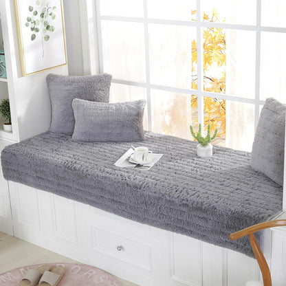 SINCERE Custom Sofa Cover, Non-Slip Slipcover Furniture Protector Mat for Kids/Pet, Customized Bench Couch Seat Cover, Waterproof Chair Cushion Coverlet Floor Cushion Bed Topper Blanket, Multi-Fabric