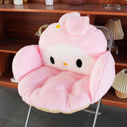 Juju Pink Kawaii Cushion - Kawaii Room Decor - Seat Cushions for Office Chairs - Office Chair Cushions - Car Seat Cushion - Gaming Room Decor - Gaming Desk Accessories Floor Pillow (Pink)