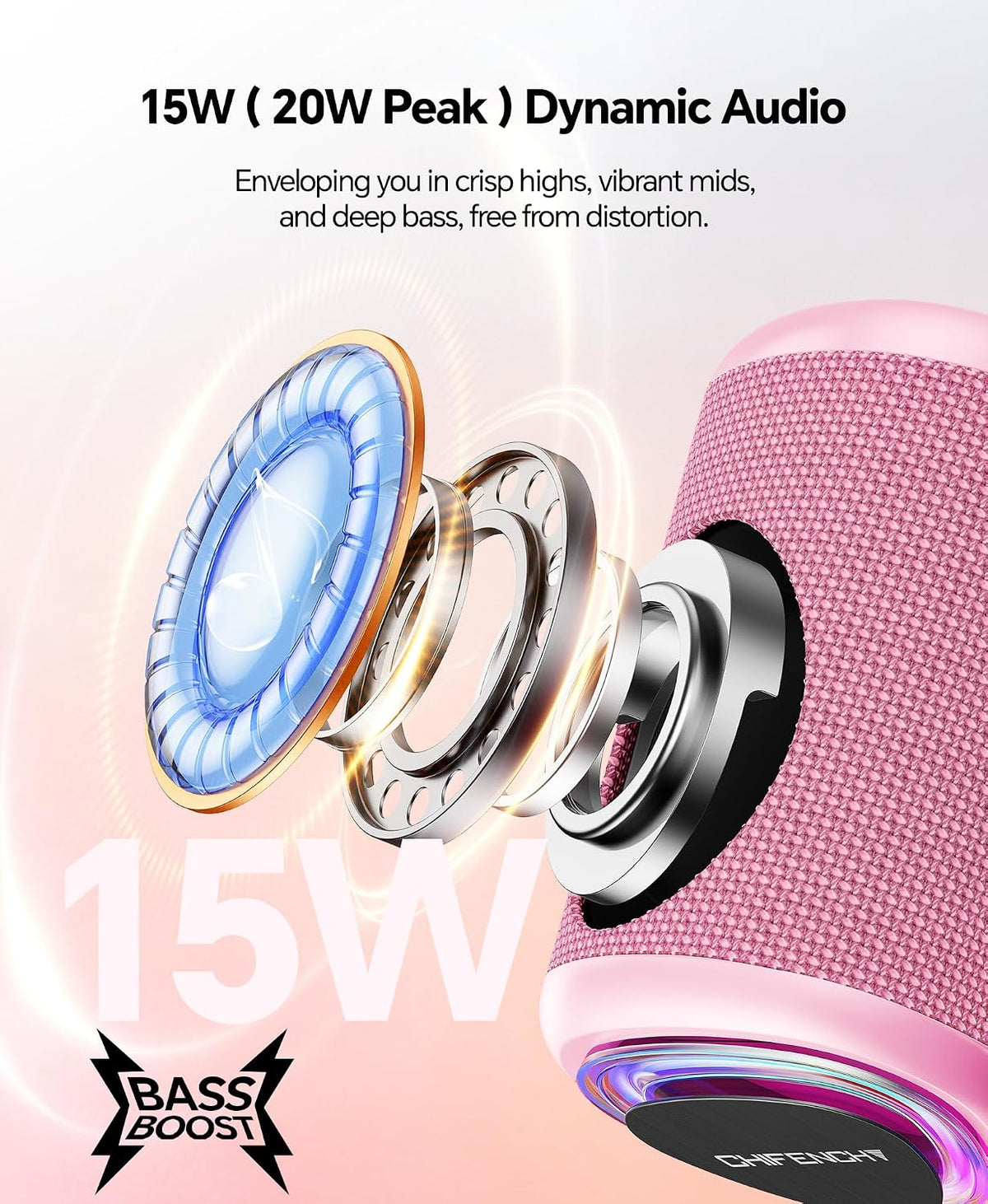 Portable Bluetooth Speaker Beach Essentials: IPX5 Waterproof for Outdoor