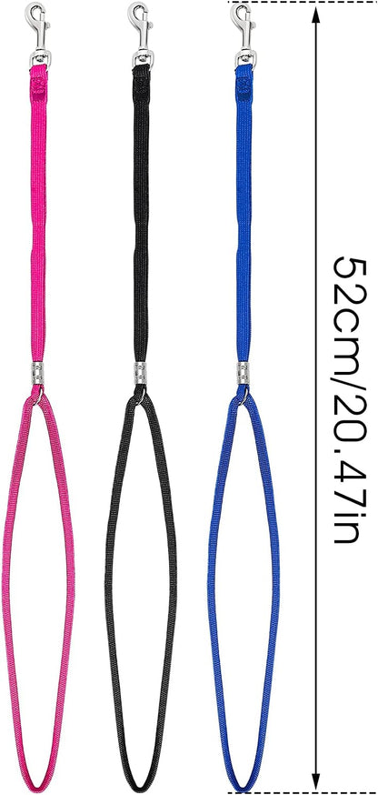 cobee Dog Grooming Loops Leash, 3 Pack Dog Cat Safety Rope for Dog Bathtub Adjustable Fixed Groomers Helper Grooming Loop Pet Bathing Supplies