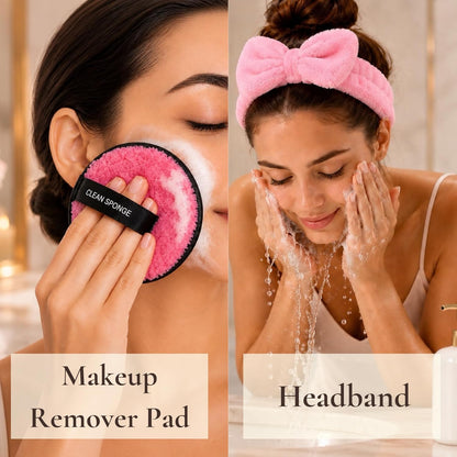 Spa Gift Basket for Women - Birthday Gifts for Women, Mom, Teen Girl - 11pc Self Care Gift Set - Pink Spa Kit with Gua Sha, Sleep Mask - Relaxing Get Well Soon, Thinking of You for Her