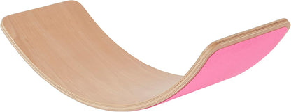 Balance Board, Montessori Toy, Bright Pink