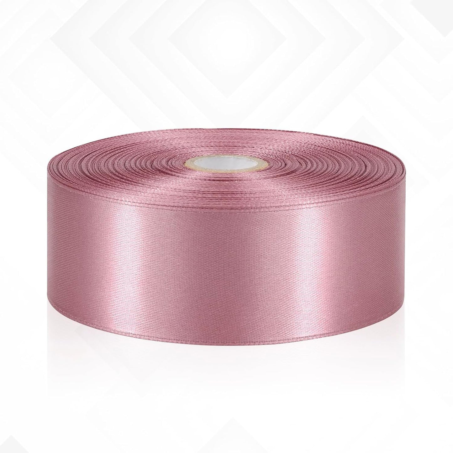 Rosy Mauve Ribbon 1-1/2 Inch 60 Yards Mauve Pink Satin Ribbon for Eternal Roses, Flower Bouquet, Gift Wrapping, Crafts, Bridal Shower, Hair, Wedding