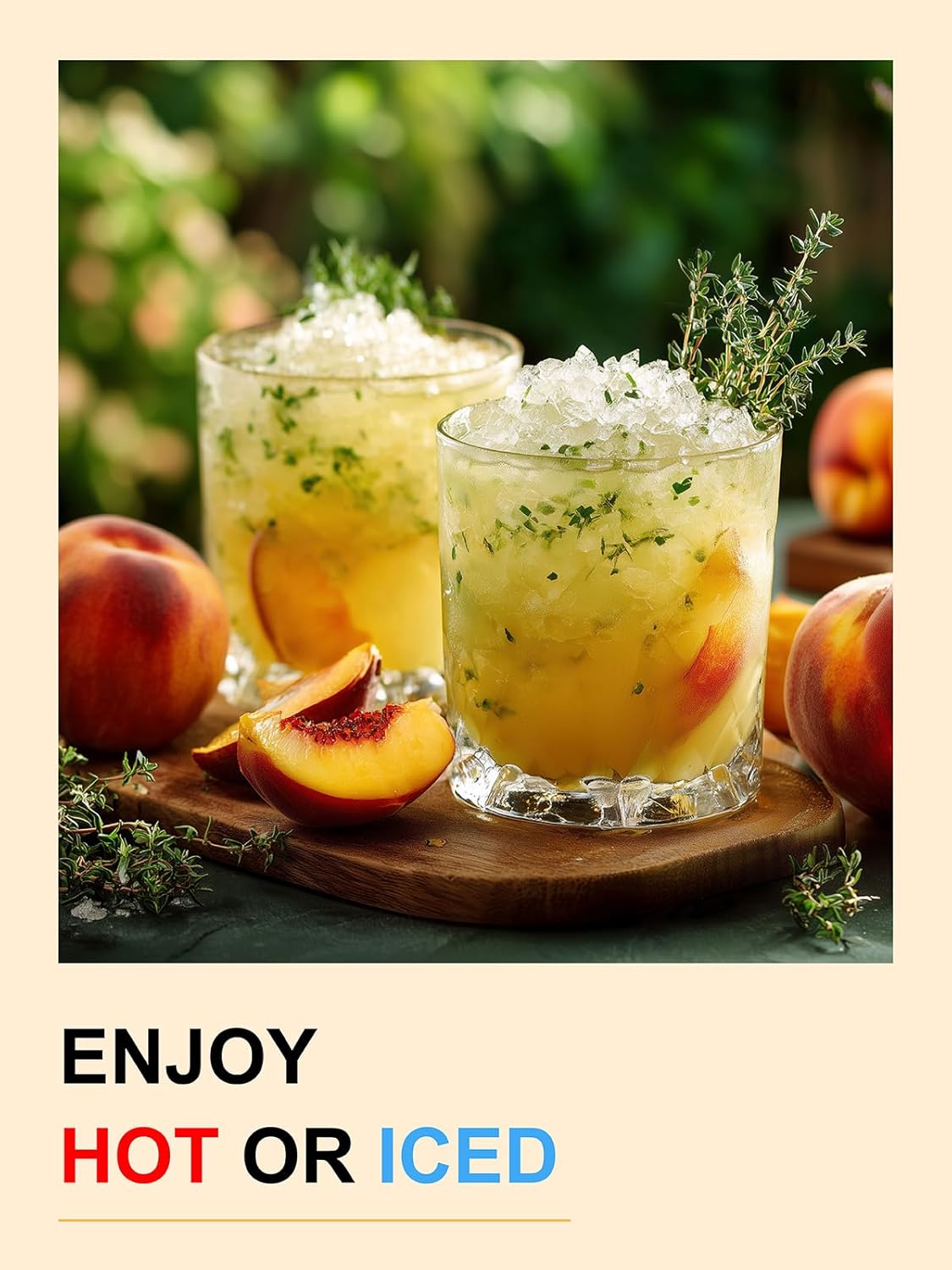 Mango Peach Green Tea, Steamed Green Tea Blend, Fruit Aroma, 100ct