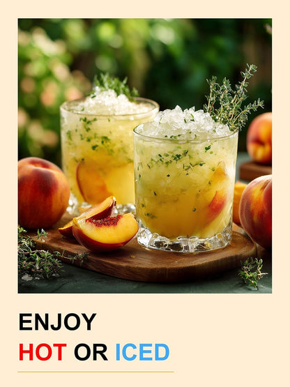 Mango Peach Green Tea, Steamed Green Tea Blend, Fruit Aroma, 100ct