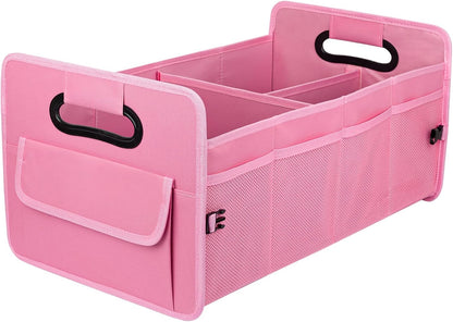 Car Trunk Organizer, Collapsible Car Organizers and Storage Pink