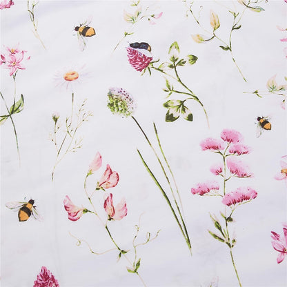 100% Cotton Botanical Floral Pillowcases Set of 2 Standard Size