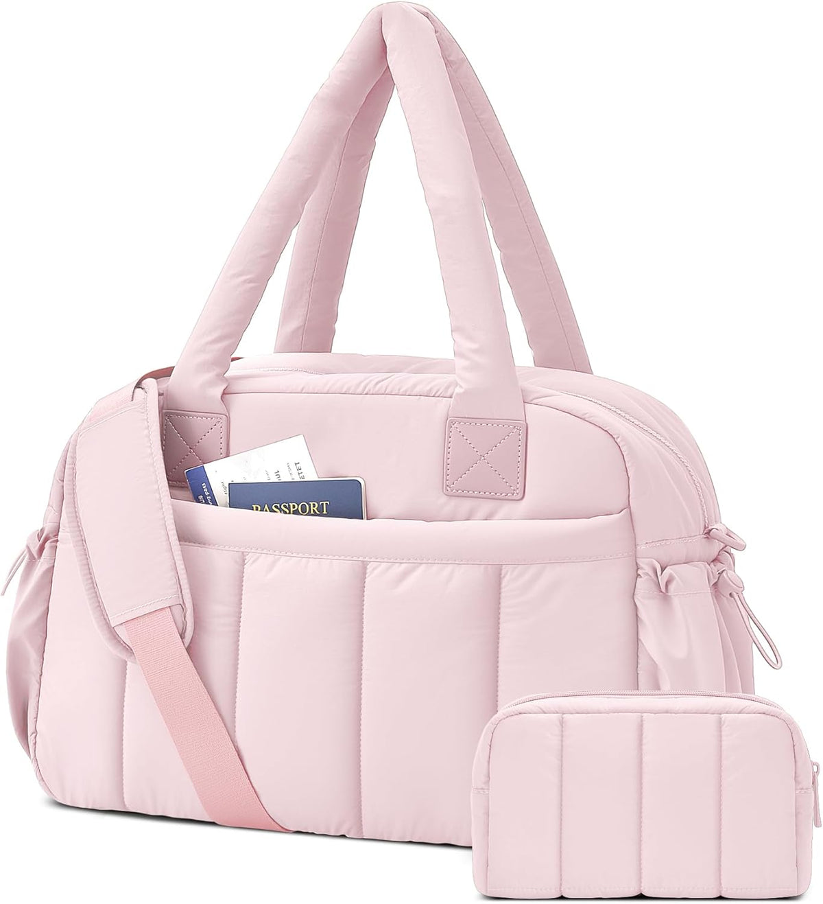 Gym Bag for Women Lightweight Duffle Bag for Travel with Toiletry Pouch Water Resistant Carry On Weekender Overnight Duffel