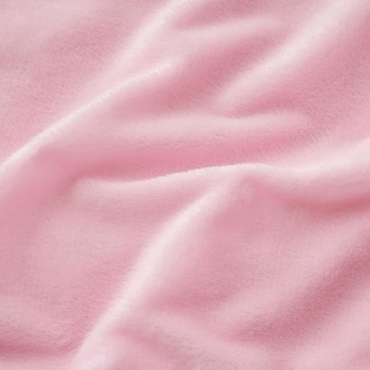 Plush Decorative Throw Pillow Covers Pink 16x16 Inch Pack of 2